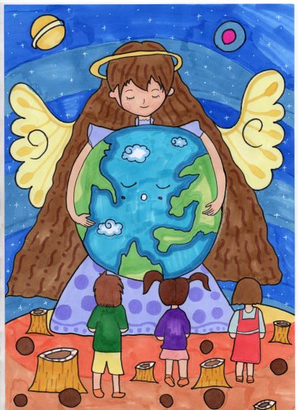 7人们终于意识到自己的错误，意识到生态环境的重要性，共同携手?；ぷ匀?jpg